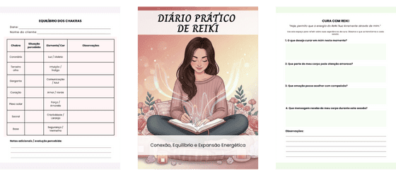 Diário Prático de Reiki: Conexão e Expansão Energética