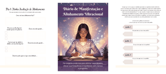 Diário de Manifestação e Alinhamento Vibracional